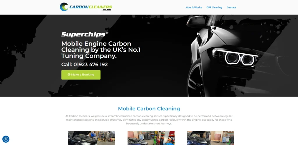 Carbon Cleaners Website
