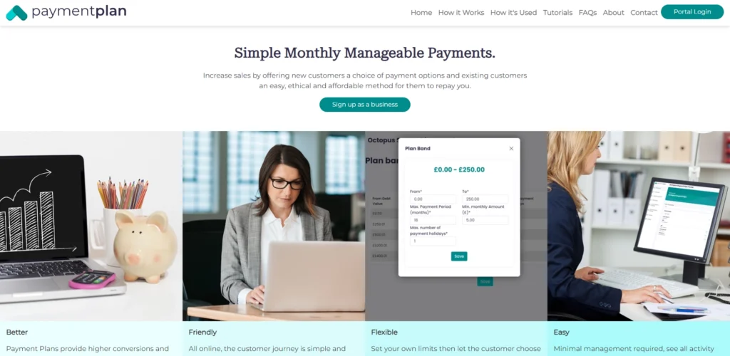 Payment Plan Website